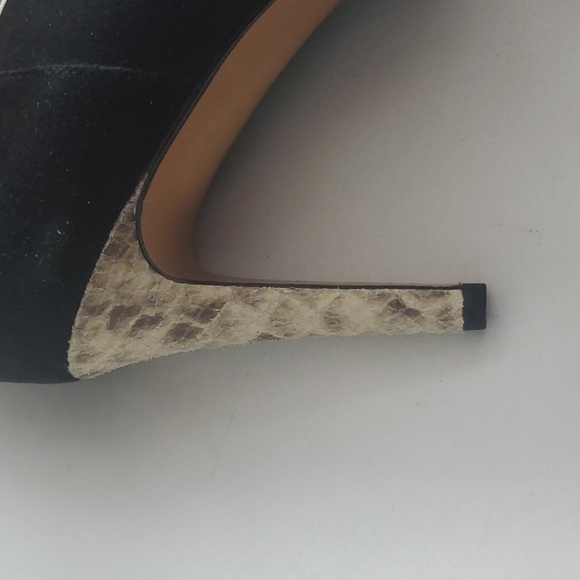 Coach Senca Snake Ankle Bootie Heels - Picture 4 of 9